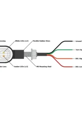 DENALI Electronics T3?Front Switchback LED M8 Turn Signals                                     - DNL.T3.10000 - Image 10
