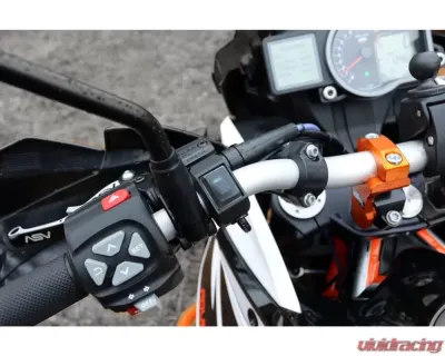 DENALI Electronics DrySeal ON-OFF Waterproof Illuminated Switch w/ Handlebar Mount - DNL.WHS.11100