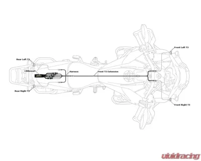 DENALI Electronics CANsmart Wiring Harness for Front & Rear T3 Switchback Signals - DNL.WHS.13400