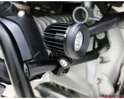 DENALI Electronics Black Engine Guard/Crashbar Auxiliary Light Mount - LAH.00.10300.B