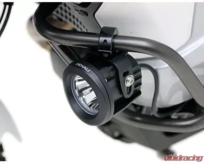 DENALI Electronics Black Engine Guard/Crashbar Auxiliary Light Mount - LAH.00.10300.B