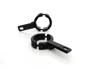 DENALI Electronics Black Conventional Fork Tube Auxiliary Light Mount