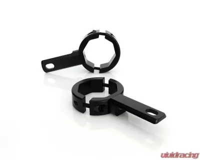 DENALI Electronics Black Conventional Fork Tube Auxiliary Light Mount - LAH.00.10600.B