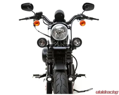 DENALI Electronics Black Conventional Fork Tube Auxiliary Light Mount - LAH.00.10600.B