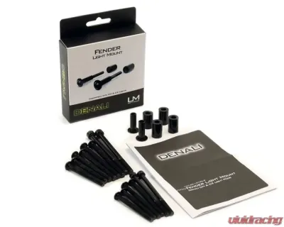 DENALI Electronics Black Fender Mount for DM & D2 Lights - LAH.00.10700.B