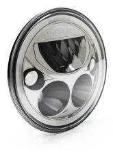 DENALI Electronics 7.0" Round Black Chrome M7 DOT LED Headlight Module Harley-Davidson | Indian Motorcycles | Royal Enfield | Suzuki | Triumph | Yamaha 1999-2022                                     - TT-M7 - Image 5