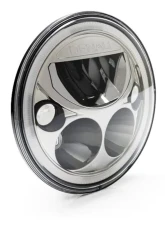 DENALI Electronics 7.0" Round Black Chrome M7 E-Mark LED Headlight Module                                     - TT-M7E - Image 3