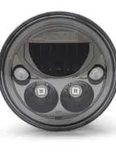 DENALI Electronics 7.0" Round Black Chrome M7 E-Mark LED Headlight Module                                     - TT-M7E - Image 2