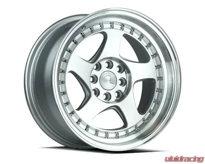 AodHan Wheels AH01 Wheel 15x8 4x100/114.3 20 Silver Machined Face And Lip - AH0115804100114320SMF