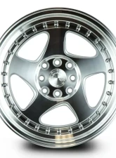AodHan Wheels AH01 Wheel 16x8 4x100/114.3 15 Silver Machined Face And Lip                                     - AH0116804100114315SMF - Image 2