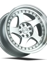 AodHan Wheels AH01 Wheel 16x8 4x100/114.3 15 Silver Machined Face And Lip                                     - AH0116804100114315SMF - Image 3