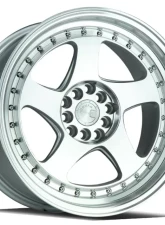 AodHan Wheels AH01 Wheel 17x9 5x100 | 5x114.3 25mm Silver Machined Face and Lip                                     - AH0117905100114325SMF - Image 3