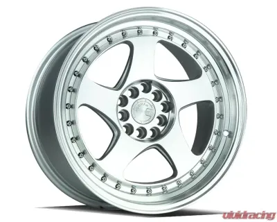 AodHan Wheels AH01 Wheel 17x9 5x100 | 5x114.3 25mm Silver Machined Face and Lip - AH0117905100114325SMF