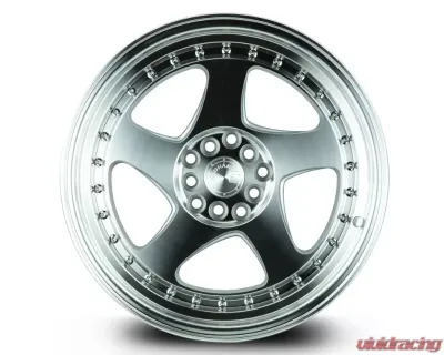 AodHan Wheels AH01 Wheel 17x9 5x100 | 5x114.3 25mm Silver Machined Face and Lip - AH0117905100114325SMF