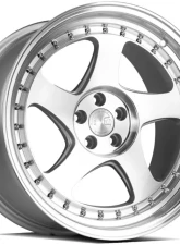 AodHan Wheels AH01 Wheel 18x9.5 5x114.3 30 Silver Machined Face And Lip                                     - AH0118955114330SMF - Image 3