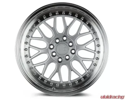 AodHan Wheels AH02 Wheel 19x9.5 5x120 35mm Silver with Machined Lip - AH021995512035SML