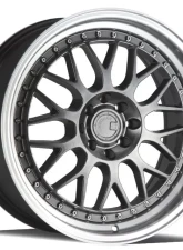 AodHan Wheels AH02 Wheel 19x8.5 5x120 35mm Hyper Black with Machined Lip                                     - AH021985512035HB - Image 3