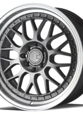 AodHan Wheels AH02 Wheel 19x8.5 5x120 35mm Hyper Black with Machined Lip                                     - AH021985512035HB - Image 3