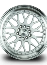 AodHan Wheels AH02 Wheel 17x8 5x100/114.3 35 Silver with Machined Lip                                     - AH0217805100114335SML - Image 2