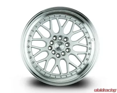 AodHan Wheels AH02 Wheel 17x8 5x100/114.3 35 Silver with Machined Lip - AH0217805100114335SML