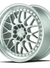 AodHan Wheels AH02 Wheel 17x8 5x100/114.3 35 Silver with Machined Lip                                     - AH0217805100114335SML - Image 3