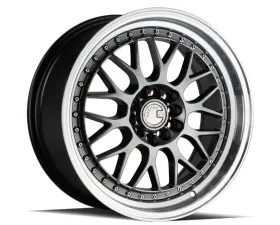 AodHan Wheels AH02 Wheel 17x8 5x100/114.3 35 Hyper Black with Machined Lip