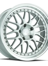 AodHan Wheels AH02 Wheel 18x8.5 5x100 35 Silver with Machined Lip                                     - AH021885510035SML - Image 3
