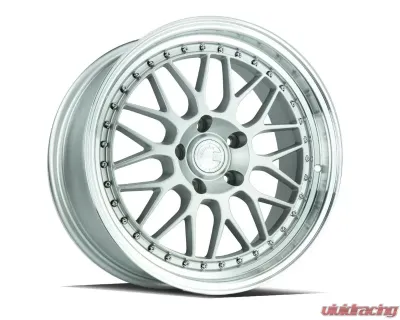 AodHan Wheels AH02 Wheel 18x8.5 5x100 35 Silver with Machined Lip - AH021885510035SML