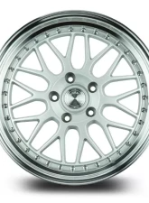 AodHan Wheels AH02 Wheel 18x8.5 5x100 35 Silver with Machined Lip                                     - AH021885510035SML - Image 2