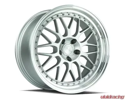 AodHan Wheels AH02 Wheel 18x9.5 5x120 35 Silver with Machined Lip - AH021895512035SML