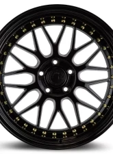 AodHan Wheels AH02 Wheel 19x11 5x114.3 15 Gloss Black with Gold Rivet                                     - AH021911511415GB - Image 2