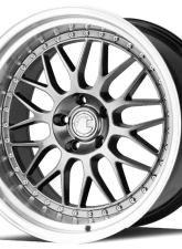 AodHan Wheels AH02 Wheel 19x11 5x114.3 22 Hyper Black with Machined Lip                                     - AH021911511422HB - Image 3