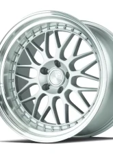 AodHan Wheels AH02 Wheel 19x11 5x114.3 22 Silver with Machined Lip                                     - AH0219115114322SML - Image 3