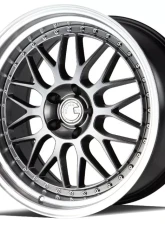 AodHan Wheels AH02 Wheel 19x9.5 5x114.3 12 Hyper Black with Machined Lip                                     - AH021995511412HB - Image 3