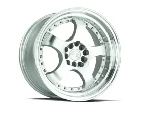 AodHan Wheels AH03 Wheel 17x9 5x100/114.3 25 Silver Machined Face And Lip