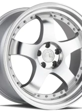 AodHan Wheels AH03 Wheel 19x9.5 5x114.3 22 Silver Machined Face And Lip                                     - AH0319955114322SML - Image 3