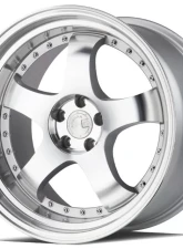 AodHan Wheels AH03 Wheel 19x9.5 5x114.3 22 Silver Machined Face And Lip                                     - AH0319955114322SML - Image 3