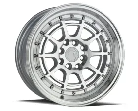 AodHan Wheels AH04 Wheel 15x8 4x100/114.3 20 Silver Machined Face And Lip