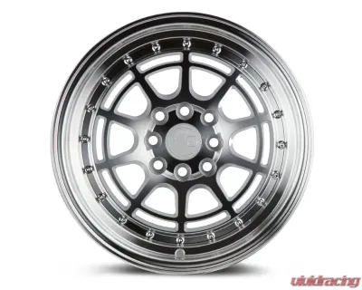 AodHan Wheels AH04 Wheel 15x8 4x100/114.3 20 Silver Machined Face And Lip - AH0415804100114320SML