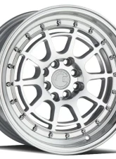 AodHan Wheels AH04 Wheel 16x8 4x100/114.3 15 Silver Machined Face And Lip                                     - AH0416804100114315SML - Image 3