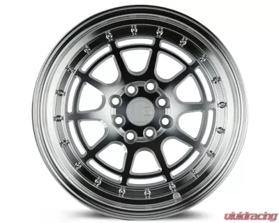 AodHan Wheels AH04 Wheel 16x8 4x100/114.3 15 Silver Machined Face And Lip - AH0416804100114315SML