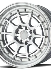 AodHan Wheels AH04 Wheel 16x8 4x100/114.3 15 Silver Machined Face And Lip                                     - AH0416804100114315SML - Image 3