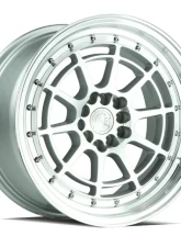 AodHan Wheels AH04 Wheel 17x9 5x100/114.3 25 Silver Machined Face And Lip                                     - AH0417905100114325SML - Image 3