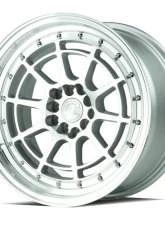 AodHan Wheels AH04 Wheel 17x9 5x100/114.3 25 Silver Machined Face And Lip                                     - AH0417905100114325SML - Image 3