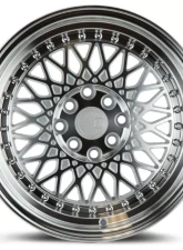 AodHan Wheels AH05 Wheel 15x8 4x100/114.3 20 Silver Machined Face And Lip                                     - AH0515804100114320SMF - Image 2
