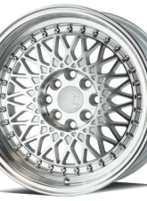 AodHan Wheels AH05 Wheel 15x8 4x100/114.3 20 Silver Machined Face And Lip                                     - AH0515804100114320SMF - Image 3