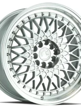 AodHan Wheels AH05 Wheel 16x8 4x100/114.3 15 Silver Machined Face And Lip                                     - AH0516804100114315SMF - Image 3