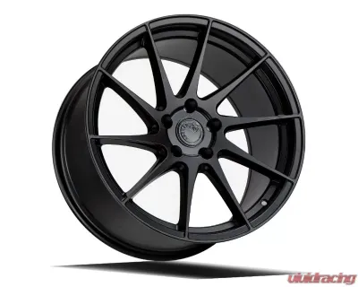 AodHan Wheels AH09 Wheel 18x8.5 (Passenger Side) 5x100 35 Hyper Black - AH91885510035MB_P
