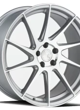 AodHan Wheels AH09 Wheel 18x8.5 (Passenger Side) 5x100 35 Gloss Silver Machined Face                                     - AH91885510035SMF_P - Image 3