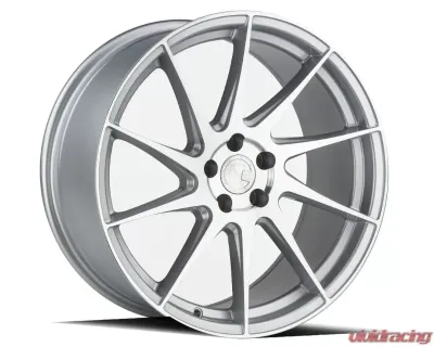 AodHan Wheels AH09 Wheel 18x8.5 (Passenger Side) 5x100 35 Gloss Silver Machined Face - AH91885510035SMF_P